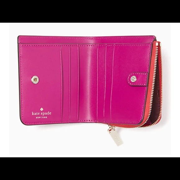 New Small Zip Bifold Wallet - Picture 3 of 6